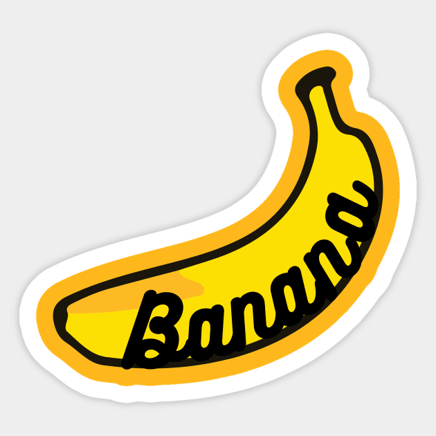 Banana comic art funny Sticker by carolsalazar